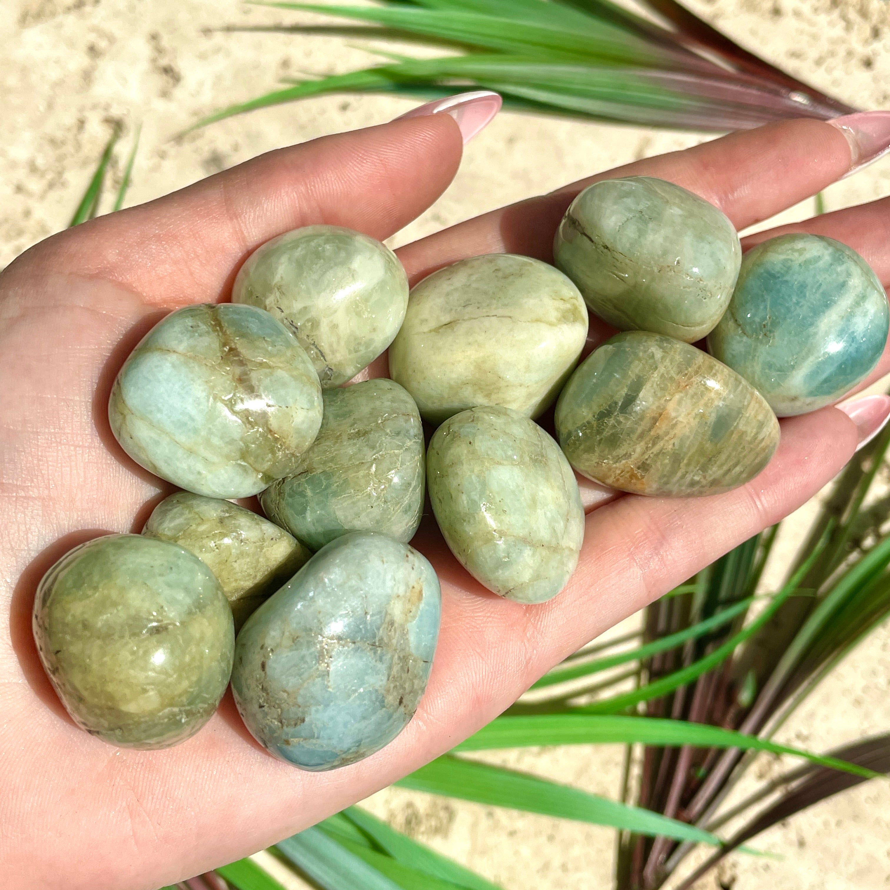 Aquamarine *AA* Tumbled - 200gm Aquamarine *AA* Tumbled - 200gm
